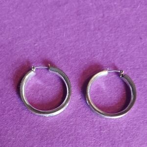 Silver Hoop Earrings